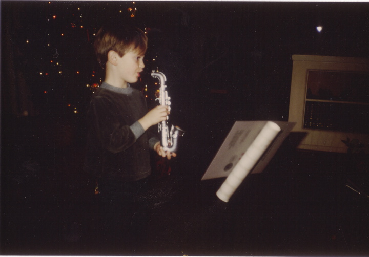 Geoff Xmas Saxaphone (1980?)