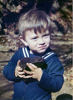 Brad, Nov. 1971 (rocks taste bad)