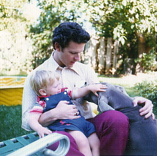 Geoff, Bill & Myka, July 1974 John Rhodes'