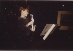 Geoff Xmas Saxaphone (1980?)