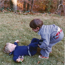 Geoff & Brad, Nov 1974