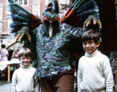 Geoff, Brad & Griffin, England, July 1978